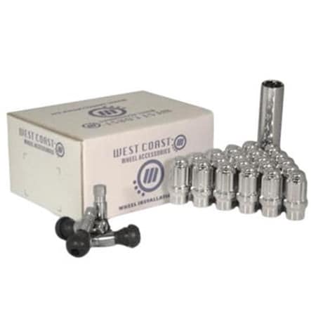 West Coast Wheel Accessories 5 Lug Wheel Installation Kit WCW-W5514SE